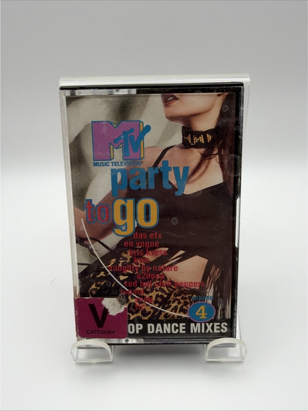 MTV Party To Go Vol. 4 Cassette 1993 En Vogue Kriss Kross Red Hot Chili Peppers